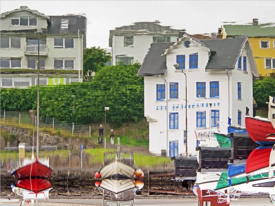 Tórshavn gespiegelt