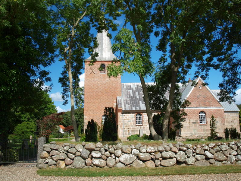 Kirche in Rodding - in Skive Kommune -