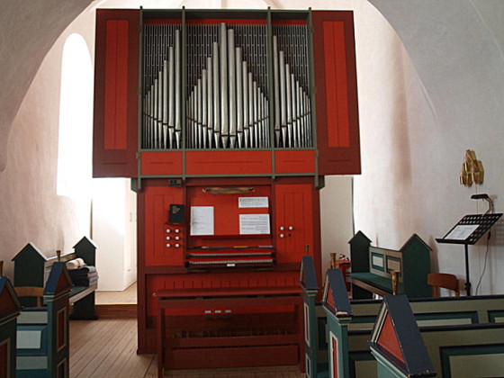 Kirche in Rodding - Orgel -