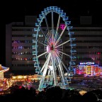 Hamburger Dom bei Nacht