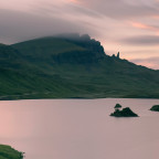The Old Man of Storr bei Sonnenuntergang