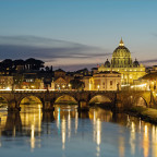 Der Blick von der Ponte Umberto...