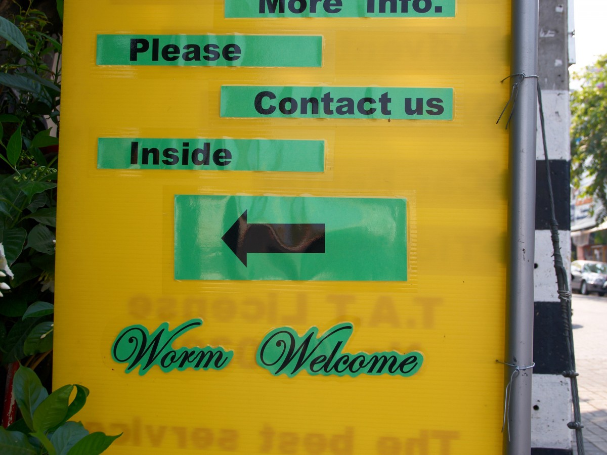 worm welcome