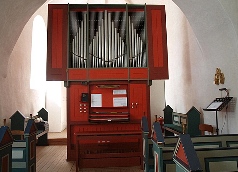 Kirche in Rodding - Orgel -